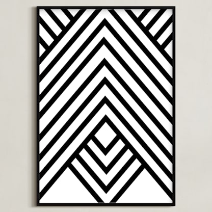 Abstract simple geometric design