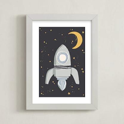 Up in Space Rocket Ship