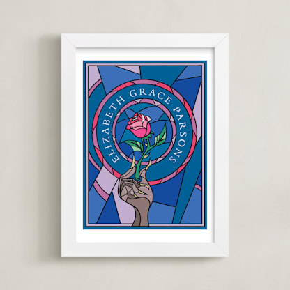 Disney's Beauty And The Beast Stained Glass