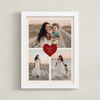 Heart Tag: Portrait Framed Photo