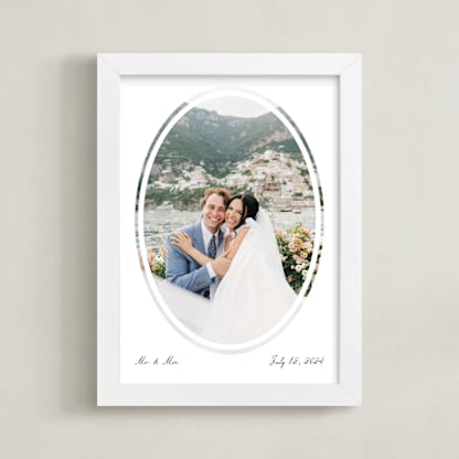 Artifact: Oval Framed Photo