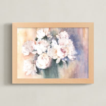 white peonies