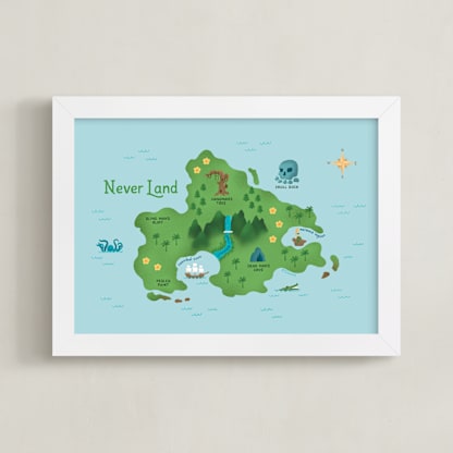 Never Land Map