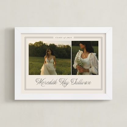 Timeless Border: Landscape Framed Photo