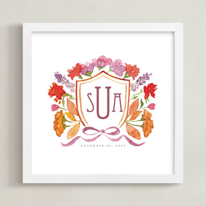 Your Wedding Crest: Custom Print