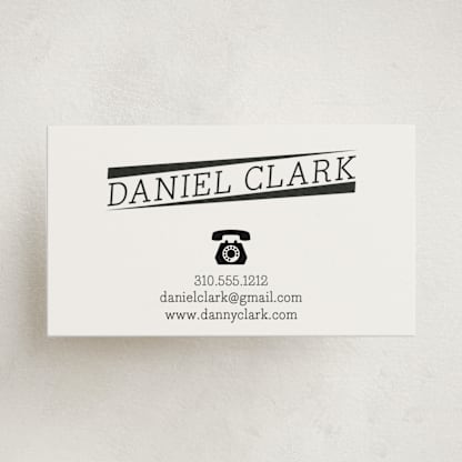 Classic Calling Card