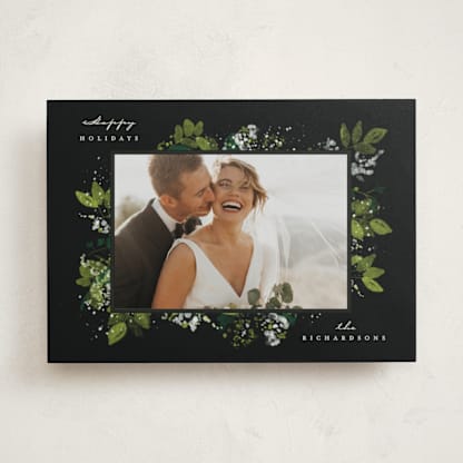 Winter Leaves and Snow