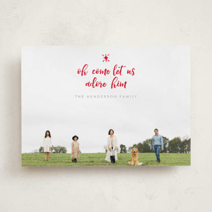 oh come let us adore him