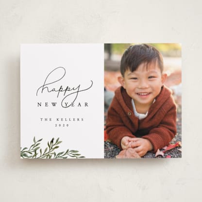 Botanical New Years Card