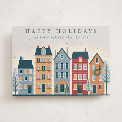 Decorated City Street