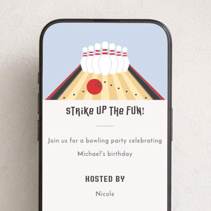 Bowling birthday party