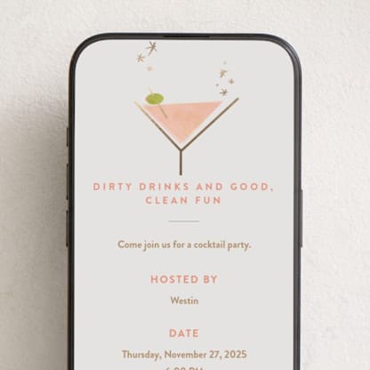 dirty birthday martini