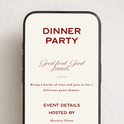 Dinner Party Party