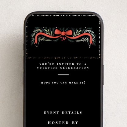 Festive Ribbon & Fir