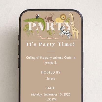 safari party animals