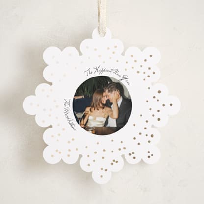 A Very Married Christmas Foil Ornament