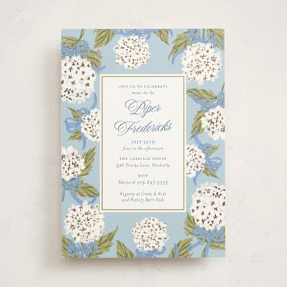 Hydrangea bow bouquets