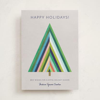 Modern Striped Holiday Tree