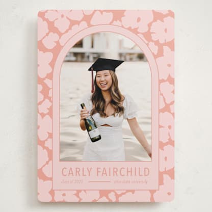 Pink Graduation Announcement