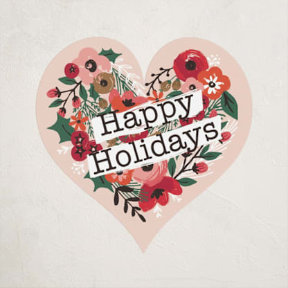 Happy Holidays Flora