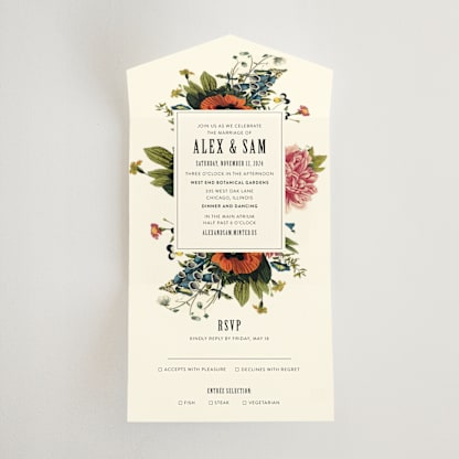 Vintage Garden Invite