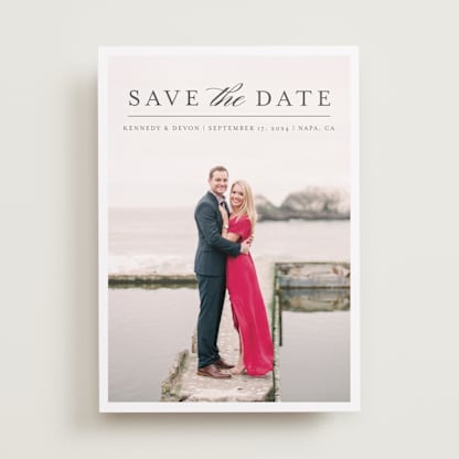 Classic Save the Date
