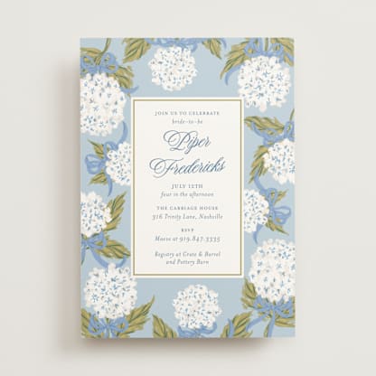 Hydrangea bow bouquets