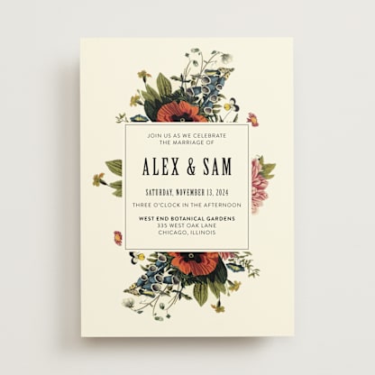Vintage Garden Invite