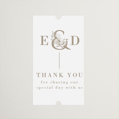 Floral Ampersand Monogram