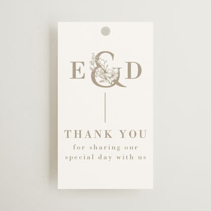 Floral Ampersand Monogram