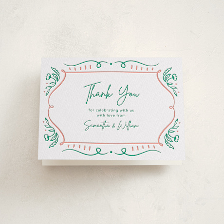 Letterpress Baby Shower Thank You Cards