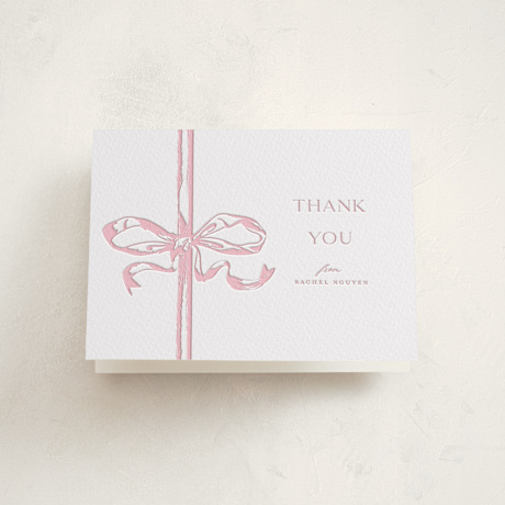 Letterpress Baby Shower Thank You Cards