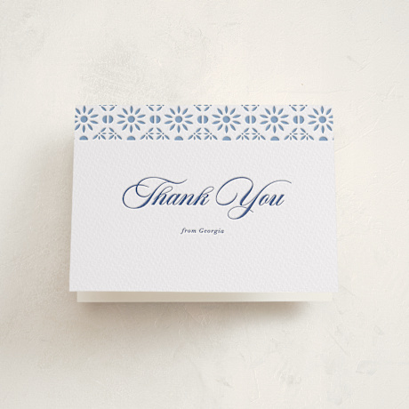 Letterpress Baby Shower Thank You Cards