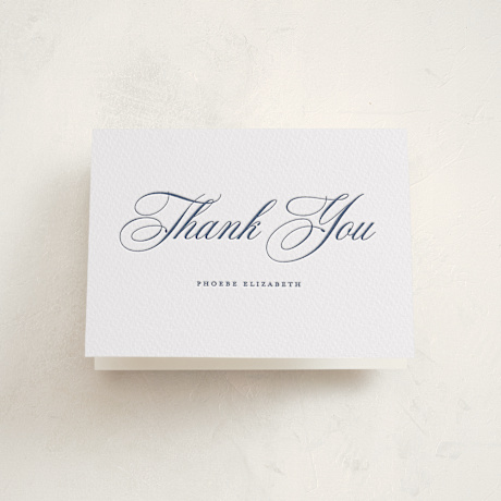 Letterpress Mitzvah Thank You Cards