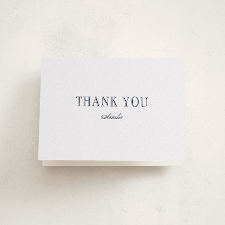 Letterpress Mitzvah Thank You Cards