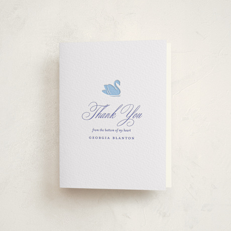 Letterpress Baby Shower Thank You Cards