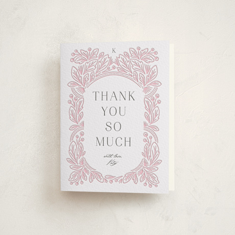 Letterpress Baby Shower Thank You Cards