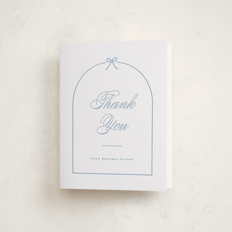 Letterpress Baby Shower Thank You Cards