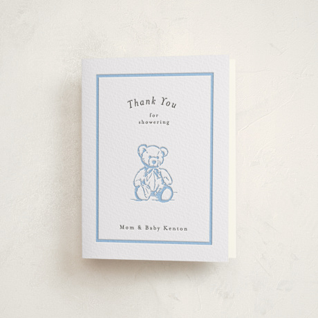 Letterpress Baby Shower Thank You Cards