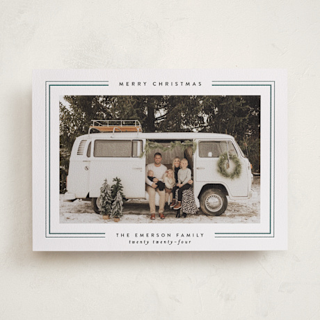 Letterpress Holiday Photo Cards