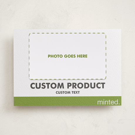 Letterpress Holiday Photo Mount Cards