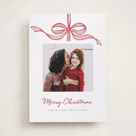 Letterpress Holiday Photo Cards