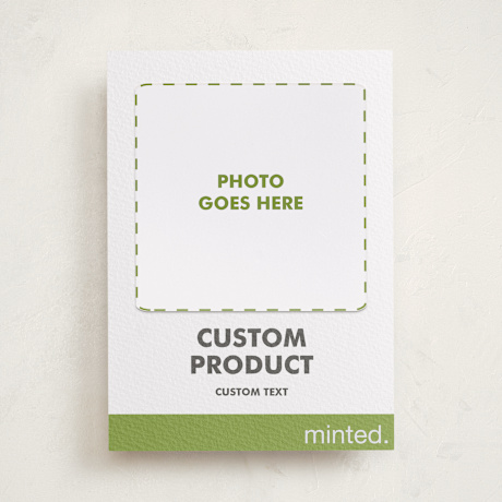 Letterpress Holiday Photo Mount Cards