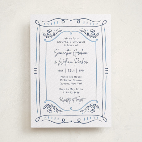Letterpress Baby Shower Invitations