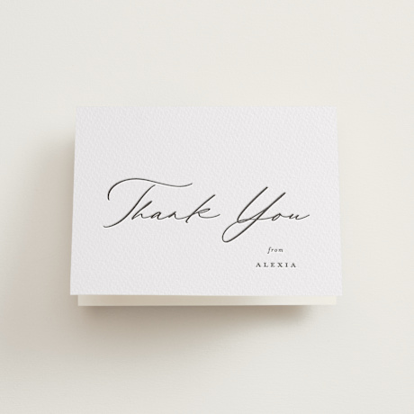 Letterpress Bridal Shower Thank You Cards