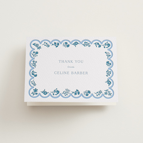 Letterpress Bridal Shower Thank You Cards