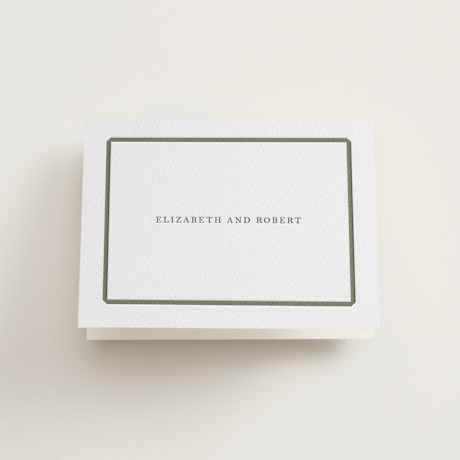 Letterpress Wedding Thank You Cards