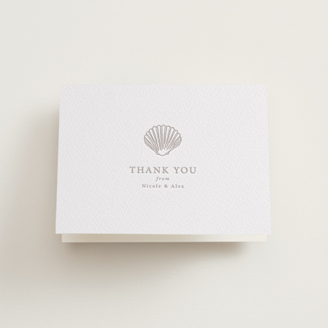 Letterpress Wedding Thank You Cards