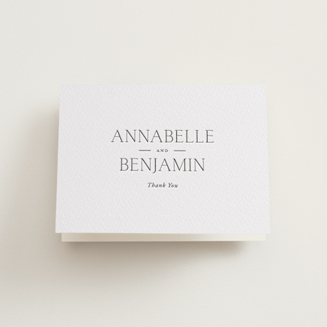 Letterpress Wedding Thank You Cards