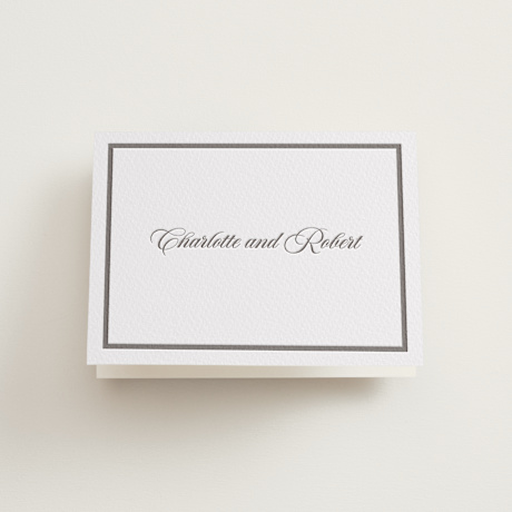Letterpress Wedding Thank You Cards